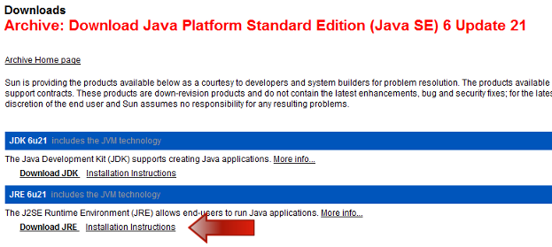 Java Version 6 Update 17 64 Bit