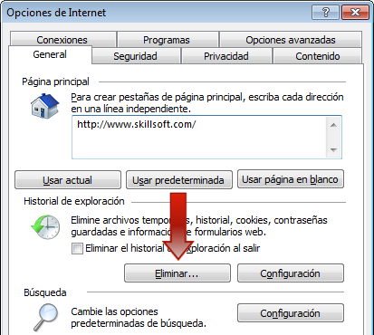 Auto Ayuda De Skillsoft Guia De Optimizacion De Internet Explorer